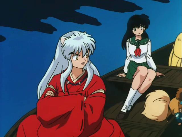 Otaku Gallery  / Anime e Manga / Inu-Yasha / Screen Shots / Episodi / 013 - L`enigma della luna nuova! Inuyasha dai capelli neri! / 028.jpg